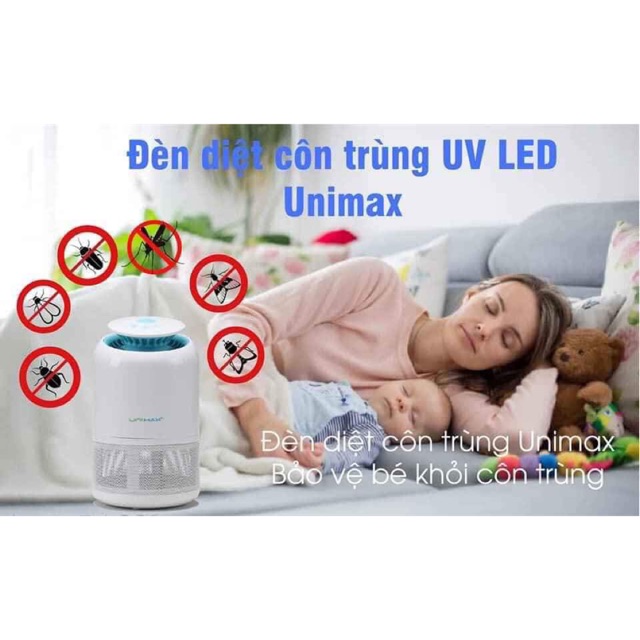 ĐÈN BẮT MUỖI BẰNG TIA UV LED UNIMAX HÀN QUỐC