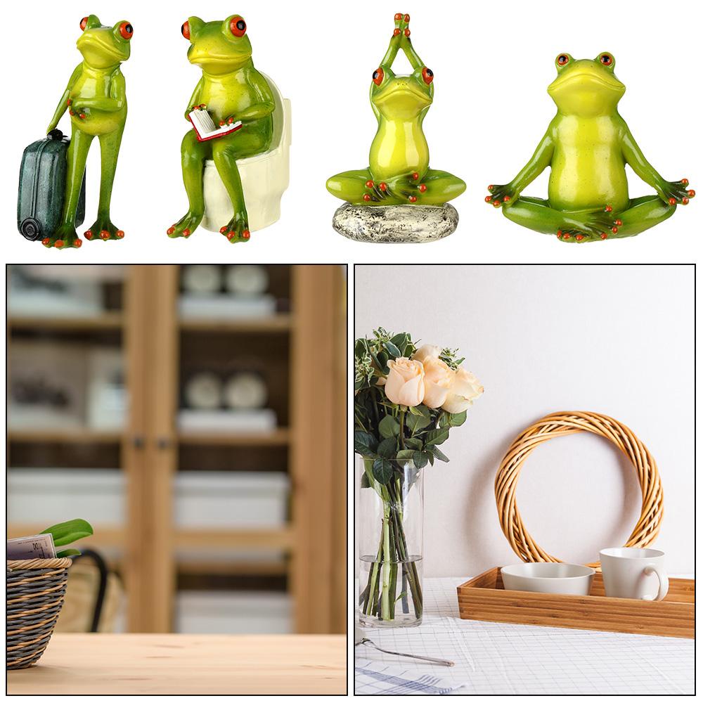 FOREVER Mô Hình Chú Ếch 6.69 Inch Trang Trí Sân Vườn