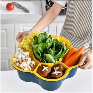 rổ ăn lẩu xoay 360