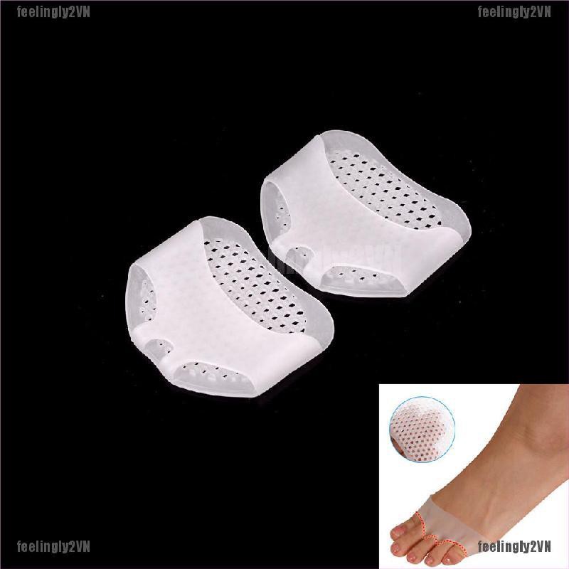 2 Miếng silicon lót chân mang giày thoáng khí tiện lợi cho nữ