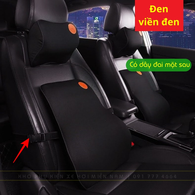 Gối Tựa Đầu,Tựa Lưng Cao Su Non🚗NGỒI LÀ SƯỚNG🚗Cao Su Non Cao Cấp,Tạo Cảm Giác Êm Ái,Thoải Mái Nhất