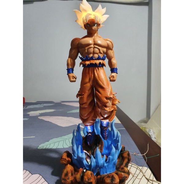 Mô hình đồ chơi nhân vật phim hoạt hình dragon ball hình goku ultra instinct 30cm