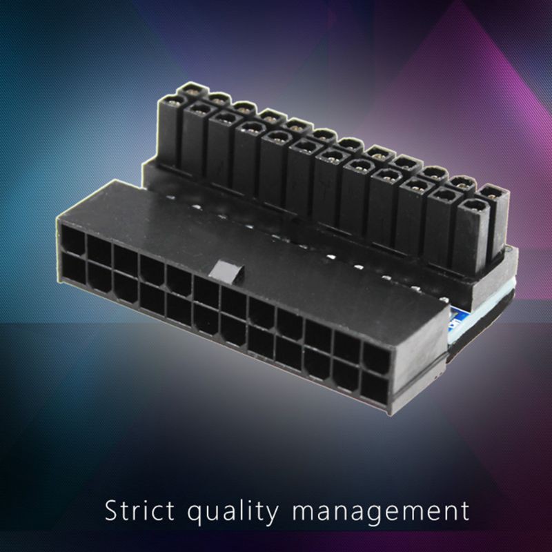 POWER 90 DEGREE Bo Mạch Chủ Chuyển Đổi Đầu Đực 24pin Sang Đầu Cắm 90 Độ 24pin | BigBuy360 - bigbuy360.vn