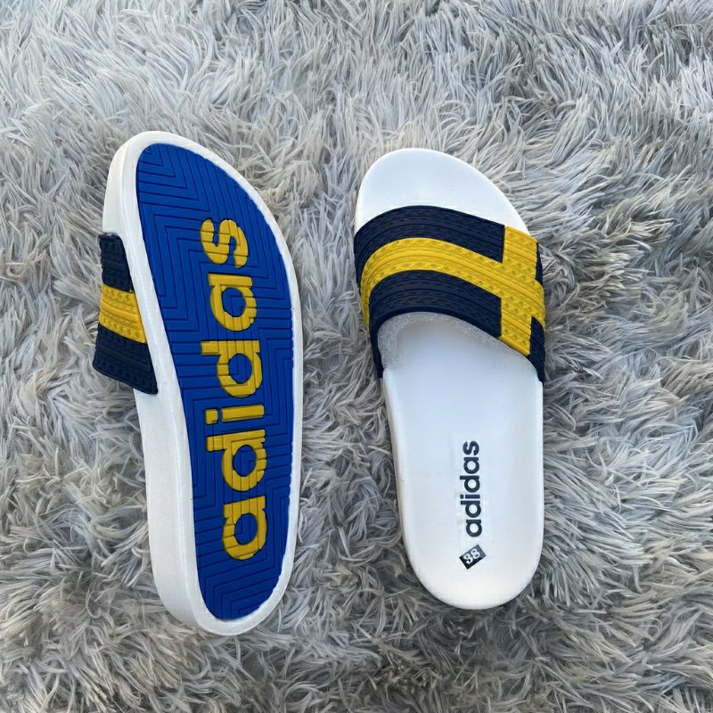 🔥HÀNG SIÊU CẤP🔥Dép nam 3 sọc, Dép nam nữ quai ngang unisex đế đúc chữ sang trọng