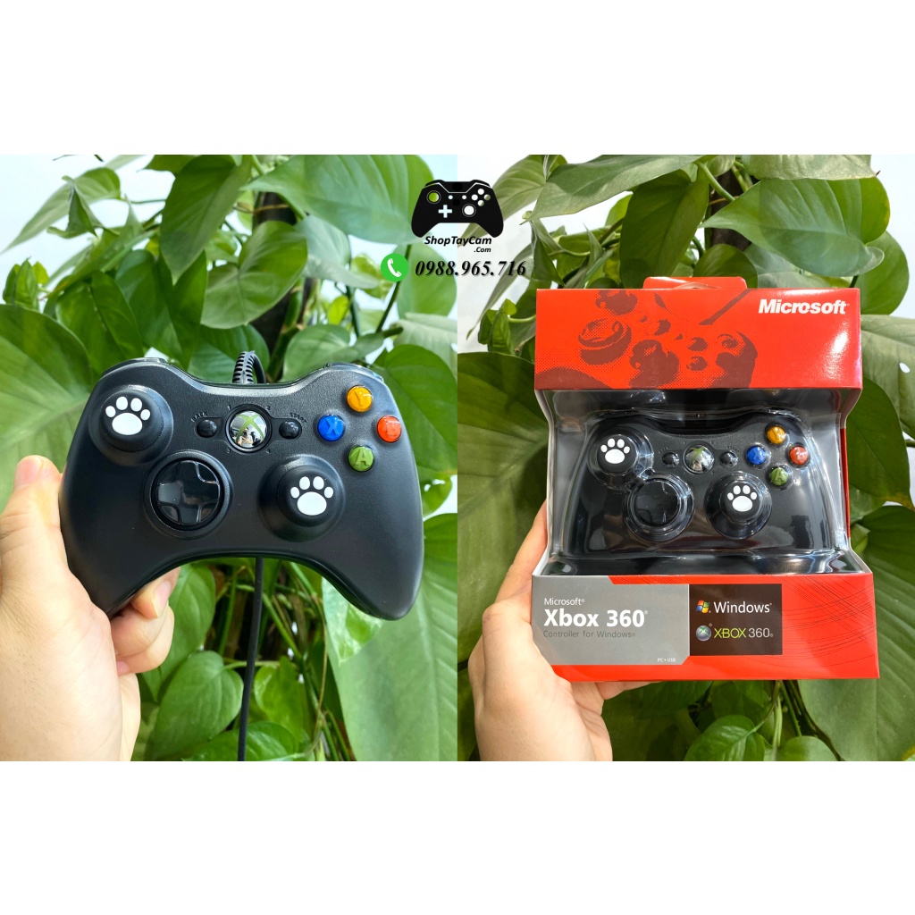Tay Cầm Xbox 360 Có Dây Chĩnh Hãng Chơi Game Tối Ưu Cho PC / FO3 / FO4 | TOP BÁN CHẠY