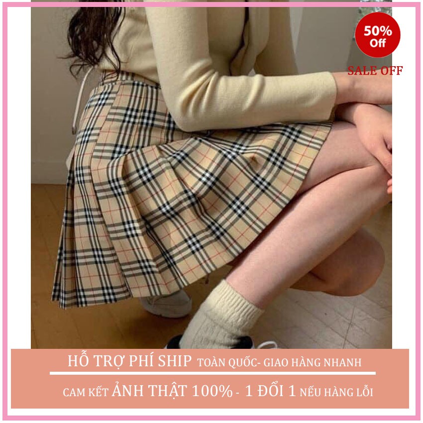 CHÂN VÁY KẺ XẾP LY , CHÂN VÁY TENIS, CHẤN VÁY NGẮN KẺ BBR , KÈM QUẦN, KIỂU DÁNG NĂNG ĐỘNG TRẺ TRUNG THỜI TRANG HÀN QUỐC | BigBuy360 - bigbuy360.vn