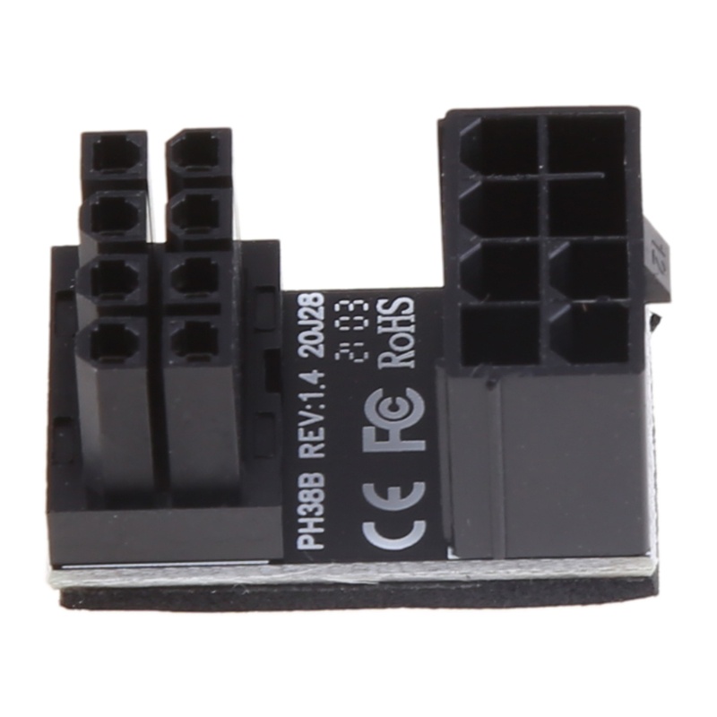 Đầu Nối Dây Cáp Nguồn Điện ATX 8Pin Bẻ Góc 180o Sang 8 pin Tiện Dụng