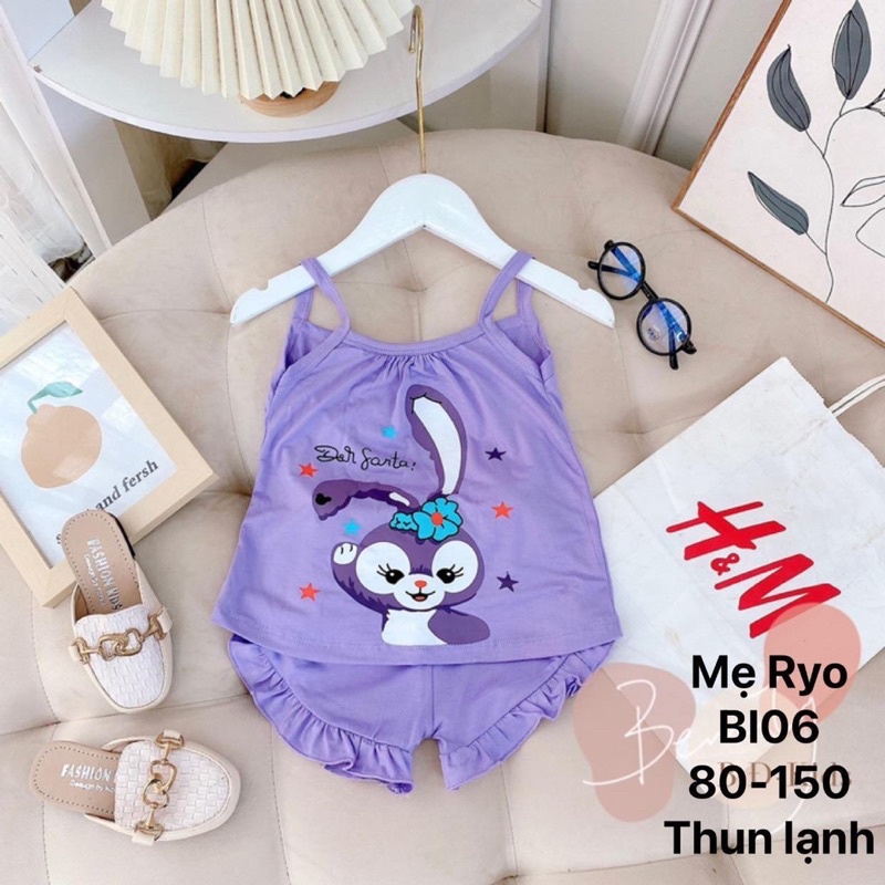 (BL06) Set bộ 2 dây minkymom cho bé gái 11-26kg