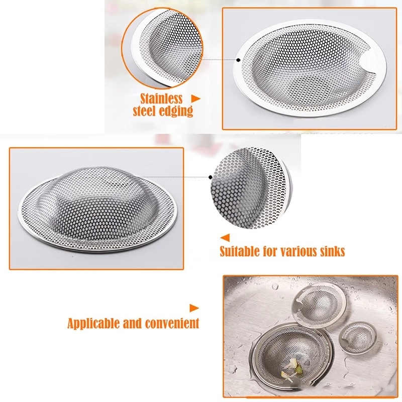 Bộ Lọc Bồn Rửa Chén Bằng Thép Không Gỉ 3 Kích Cỡ