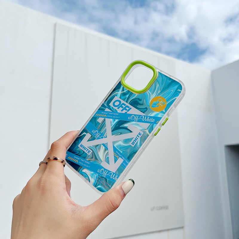 Ốp Điện Thoại In Logo OFF WHITE Sang Trọng Cho iphone 13 Pro Max i13 13pro 11ProMax i11 iX Xs XR Xs Max 7plus 8plus 12Pro 12 Pro Max