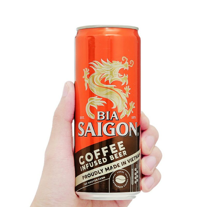 THÙNG 12 LON BIA SÀI GÒN VỊ CAFE SẢN PHẨM MỚI RA MẮT CỦA BIA SÀI GÒN