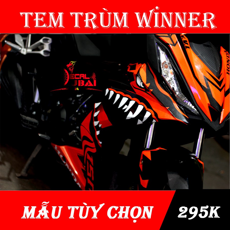 Tem Trùm Xe Winner Cá Mập