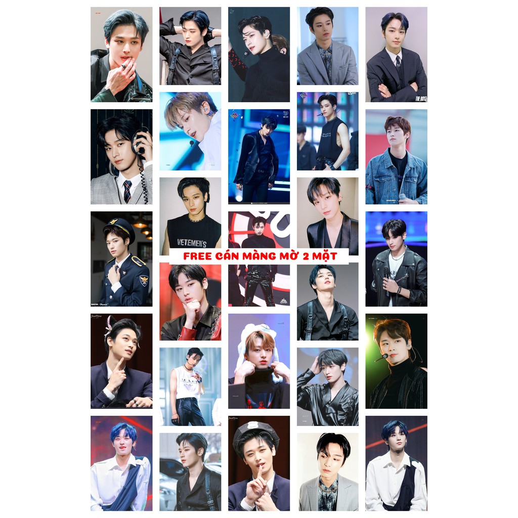 Lomo card 54 ảnh thành viên The boyz - Juyeon