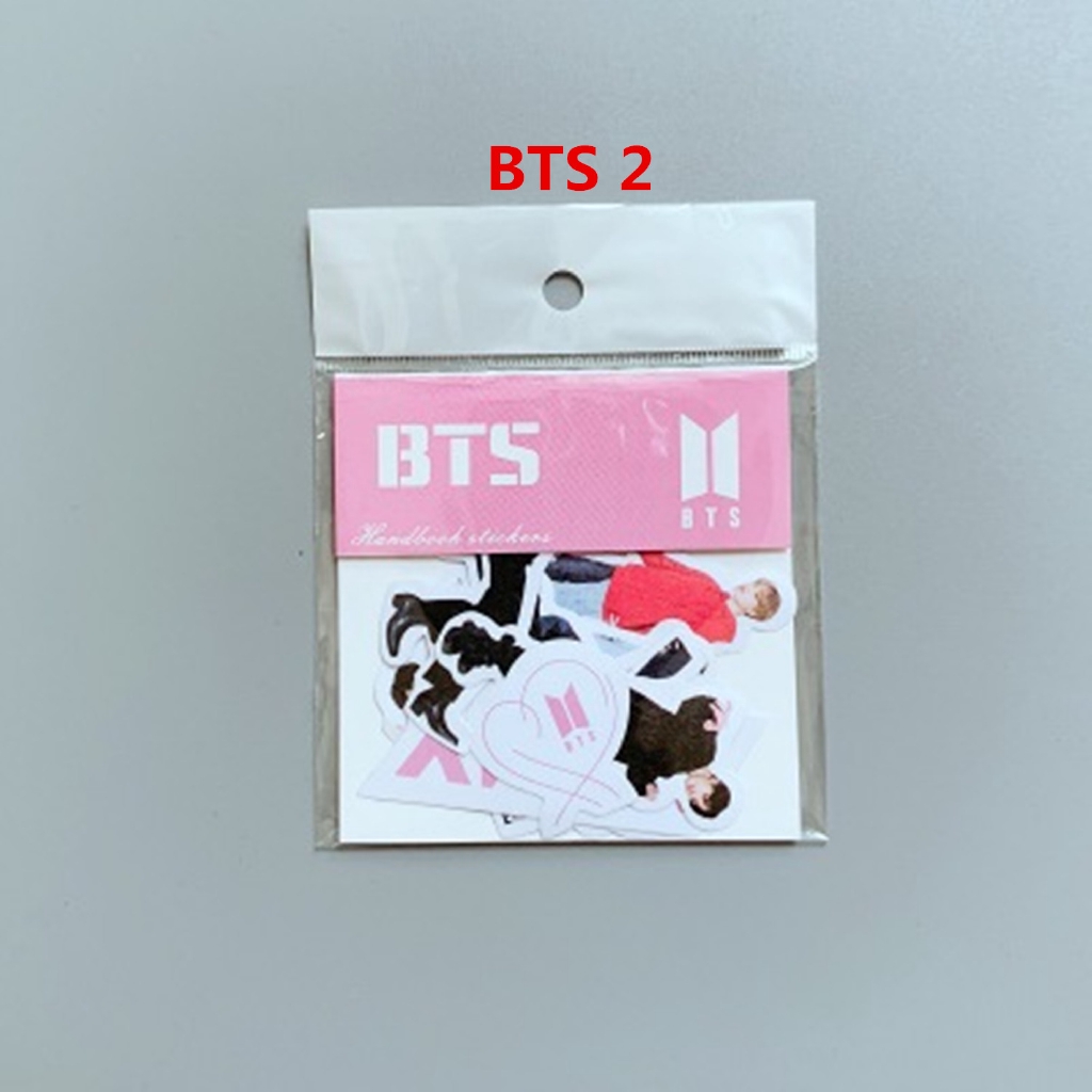 Sticker hình nhóm nhạc BTS GOT7 nổi tiếng dùng trang trí đa năng xinh đẹp