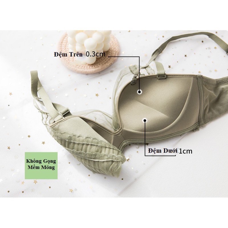 SIÊU ĐẸP - ÁO LÓT ĐÚC SU PHỐI REN CÁNH CHUỒN HOT HIT