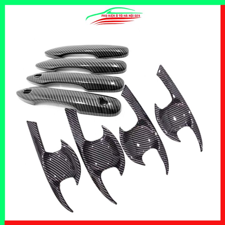 Ốp tay hõm Camry 2019-2023 vân Carbon chống trầy bảo vệ cửa xe ô tô