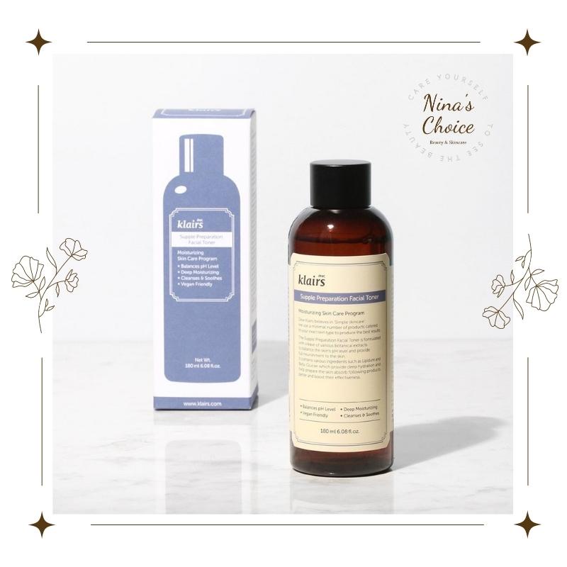 Toner Klairs Có Mùi 180ml - dịu nhẹ, giúp cân bằng da, cấp ẩm - Supple Preparation Facial Toner [Có Giao Hỏa Tốc] | BigBuy360 - bigbuy360.vn