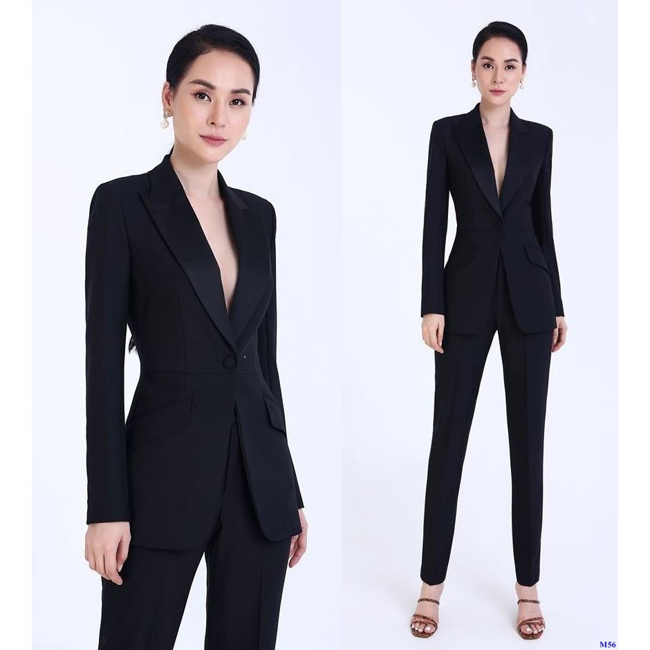Set Bộ Áo Vest Đen Sang Trọng