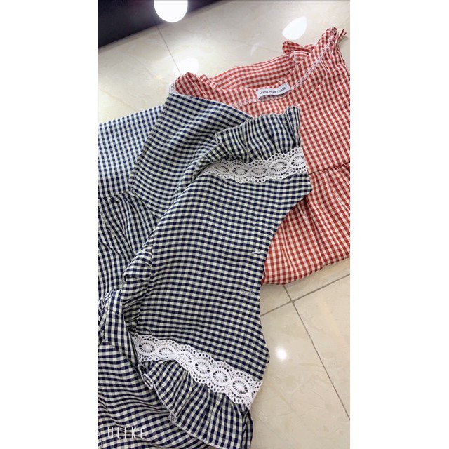 Đầm bầu MOLYS DB2303 bèo ngực dáng suông đuôi cá chất đũi xước thấm hút mồ hôi size đến 70kg