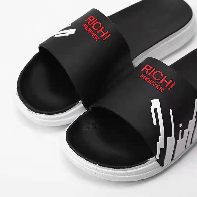 Dép quai ngang nam nữ đế cao su non cao cấp siêu êm tăng chiều cao vẩy sơn nhiều màu CHAGO DNA145