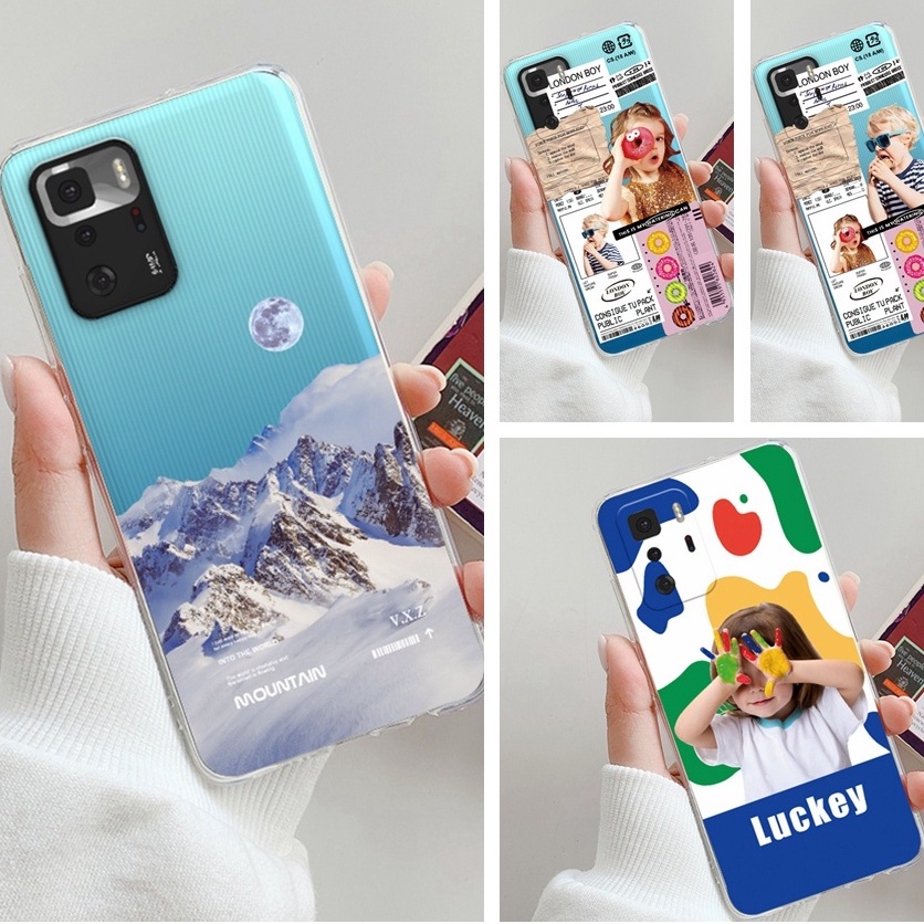 Ốp Điện Thoại Trong Suốt Chống Va Đập Cho Xiaomi Redmi Note 10 Pro  5G POCO X3 GT Ins