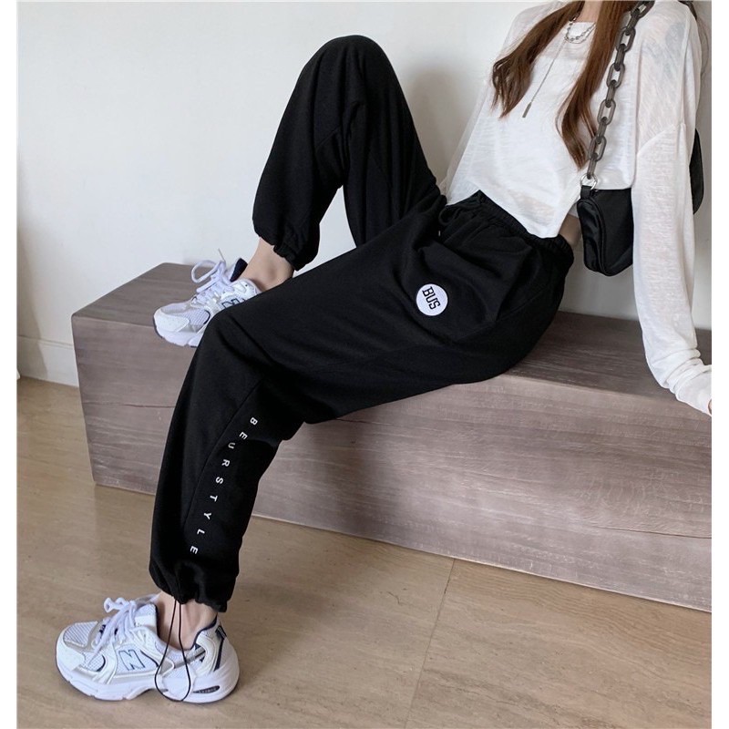 Quần Nỉ Da cá VNXK 3 Màu Đen Xám Trắng Unisex- Quần Jogger Ống Bó Fom Rộng | BigBuy360 - bigbuy360.vn