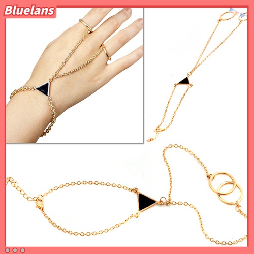 Vòng đeo tay kết hợp nhẫn hợp kim xinh xắn thời trang dành cho nữ