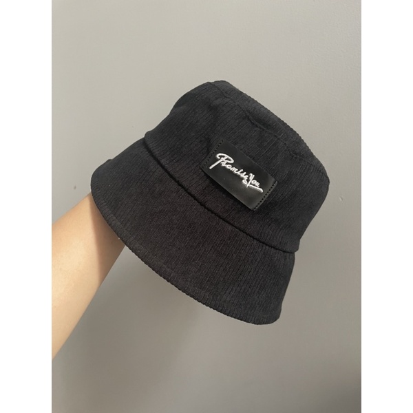 Nón bucket nhung tăm