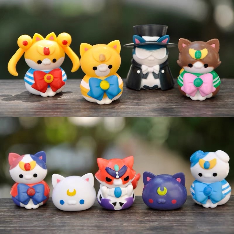 Mô Hình Thủy Thủ Mặt Trăng - Tượng Công chúa thủy thủ mặt trăng sailor moon chibi bằng PVC cao cấp