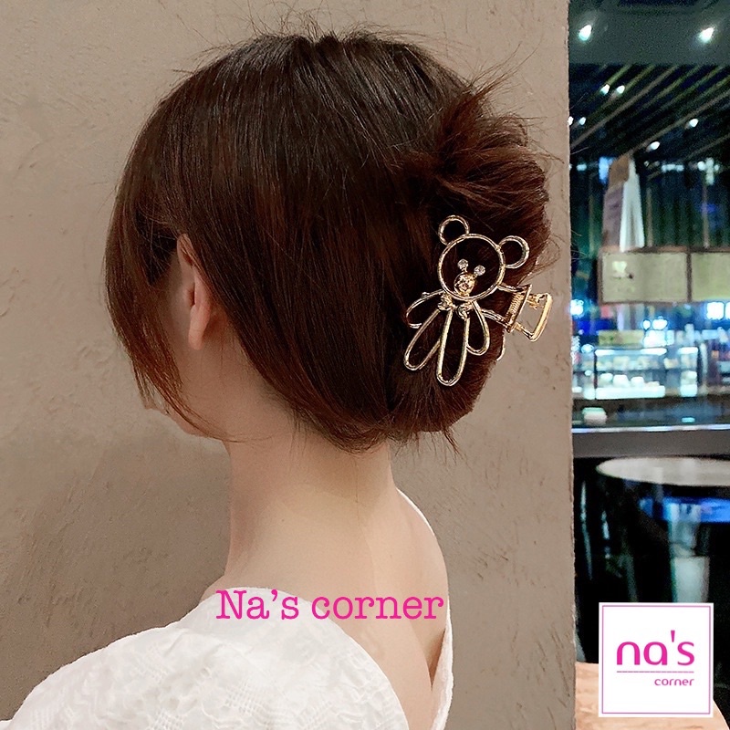 Gấp tóc gắp gấu kim loại bền đẹp