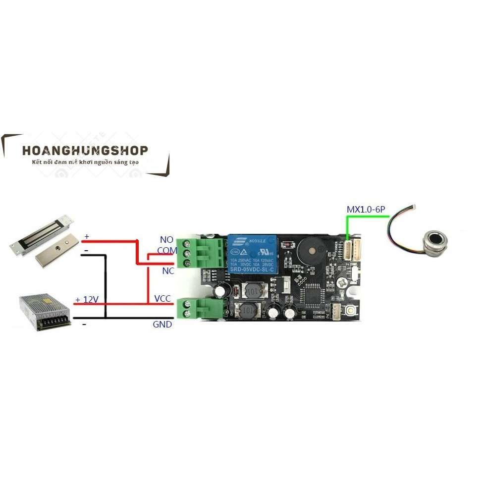 Khóa vân tay combo gồm bộ R503 và K215 tặng kèm nấp bảo vệ trị giá 50k