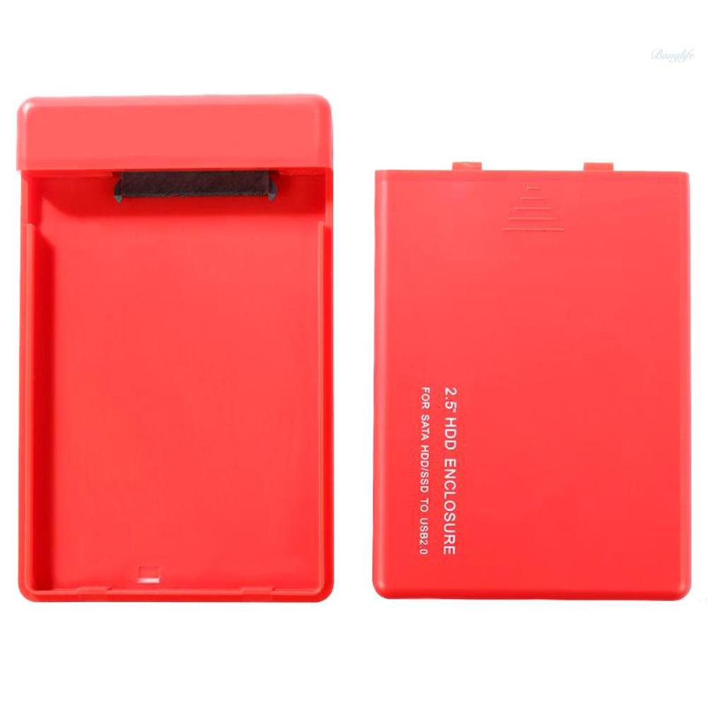 Hộp Ổ Cứng 2.5in Hdd 480mbps Cho Sata Hdd / Ssd Sang Usb2.0 | BigBuy360 - bigbuy360.vn