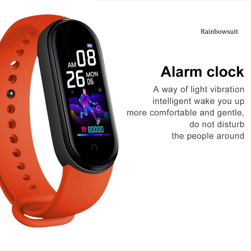 Vòng Đeo Tay Thông Minh Theo Dõi Giấc Ngủ M5 Màn Hình Cảm Ứng