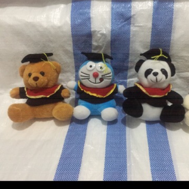 Thú Nhồi Bông Hình Chú Gấu Teddy / Doraemon Đáng Yêu Kích Thước 22cm