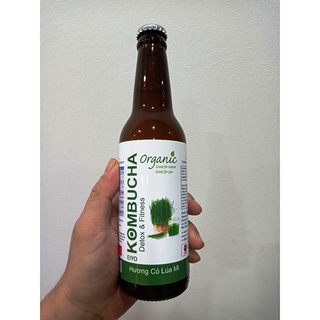 TRÀ EIYO KOMBUCHA - DETOX & FITNESS - HƯƠNG CỎ LÚA MÌ - Thùng 6 chai (Detox & Fitness - Wheatgrass)