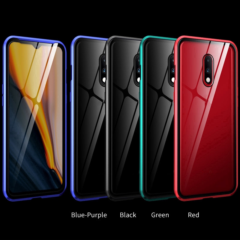 Xiaomi Mi 10 Pro Note 10 Lite Note 10 Pro Redmi Note 9 Pro Note 9S Redmi 9 Metal Magnetic Front+Back Tempered Glass Case