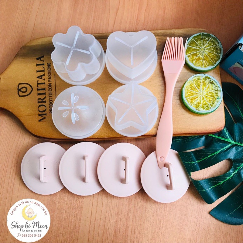 Set khuôn hấp các hình cho bé