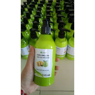 Dầu xả thiên nhiên vỏ bưởi, tinh dầu dừa