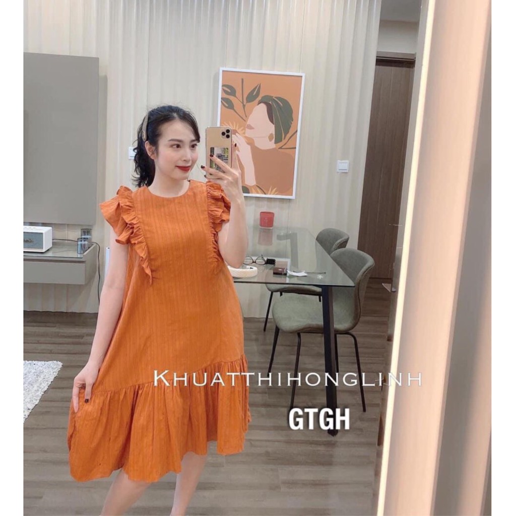 Váy bèo suông đuôi cá màu nâu tây siêu xinh | BigBuy360 - bigbuy360.vn