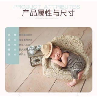 Ghế Sofa Dáng Dài Dùng Làm Đạo Cụ Chụp Ảnh Cho Bé Sơ Sinh