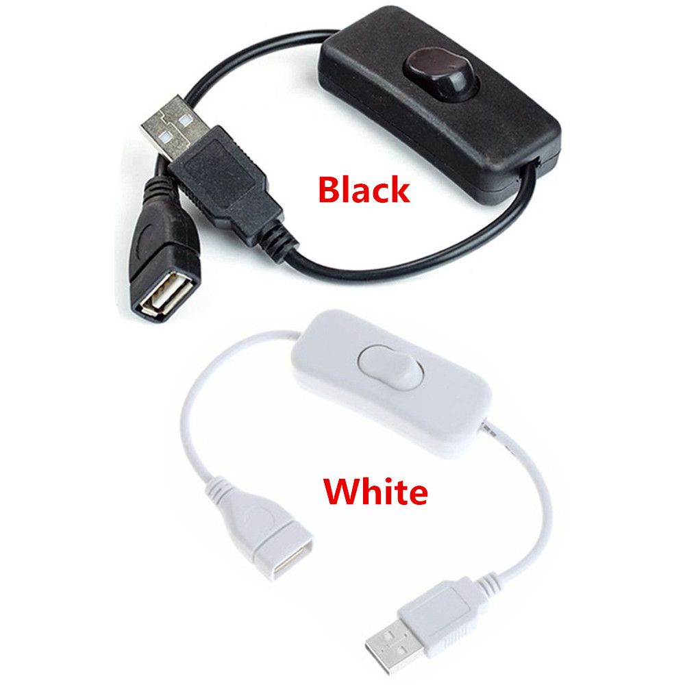 Dây cáp mở rộng đa năng có công tắc USB 28cm