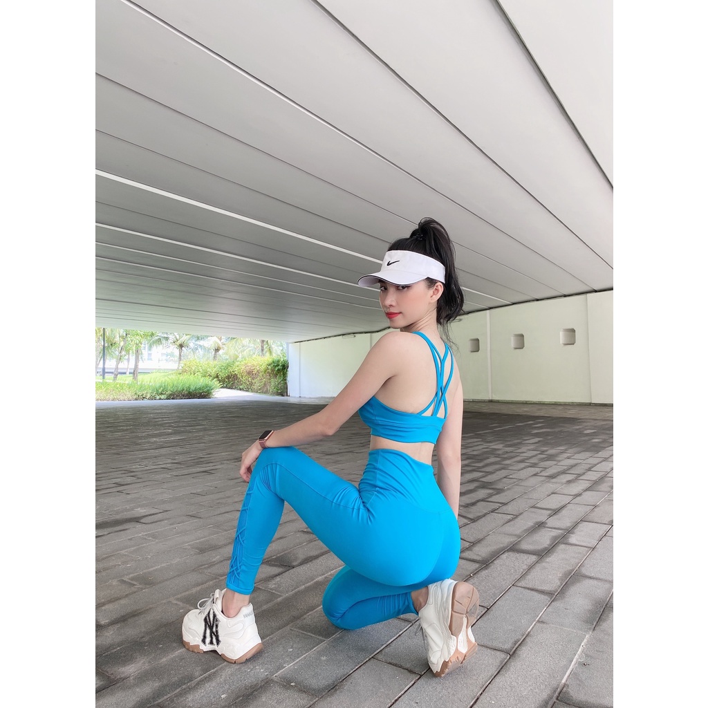 Đồ tập Yoga, tập Gym, tập thể thao, hãng LeeQueen đan dây chân