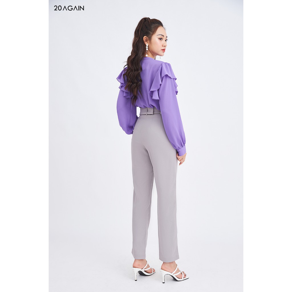 Quần âu hai túi chéo 20AGAIN QAA0553 | BigBuy360 - bigbuy360.vn