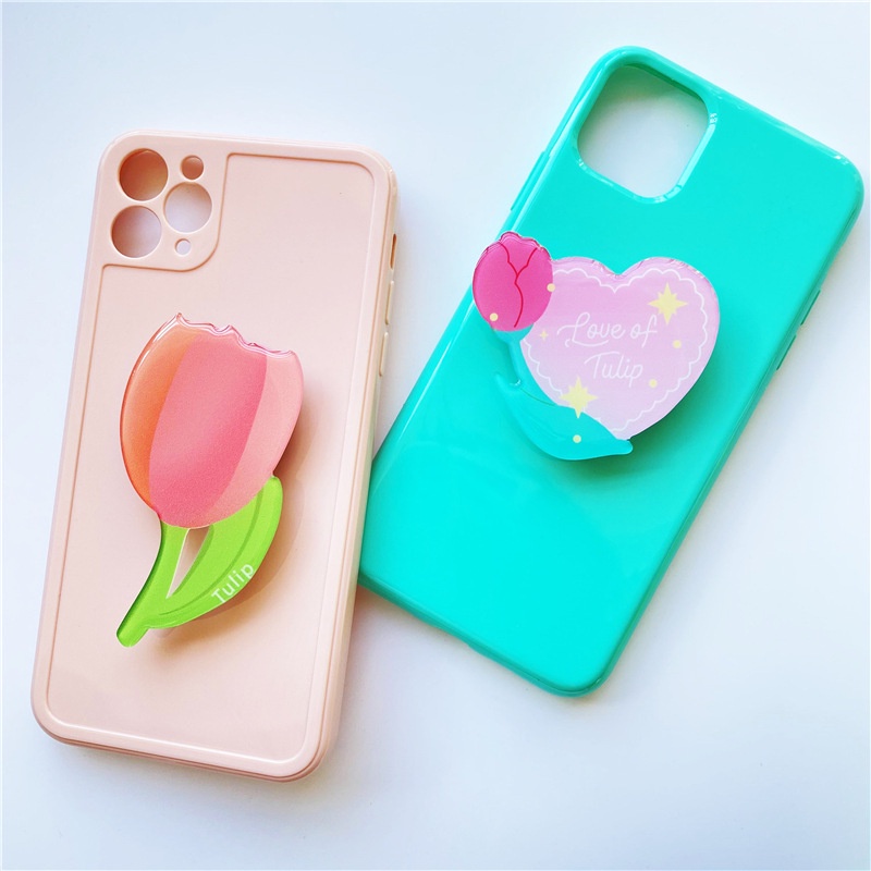 Giá đỡ dán ốp điện thoại popsocket mika acrylic M7071102103 hoạ tiết hoa quả mùa hè mát mẻ