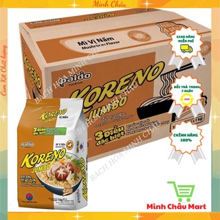 Mì Koreno Jumbo Hàn Quốc 1kg Gà/ Tôm/ Bò Cay/ Kim Chi/ Nấm