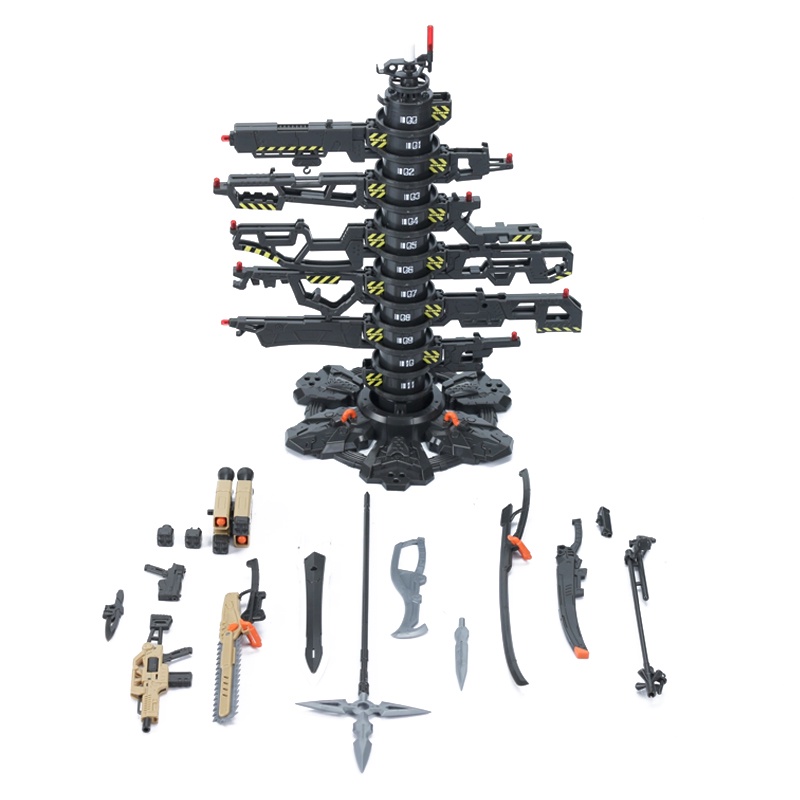 Phụ kiện mô hình lắp ráp Tháp vũ khí đang năng cho EVA Evangelion Weapon Arming Tree Tower Accessories Package