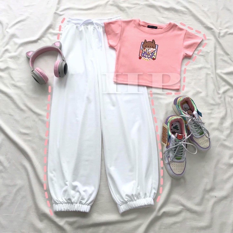 Sét crt cô gái tóc nâu + quần bom TH6