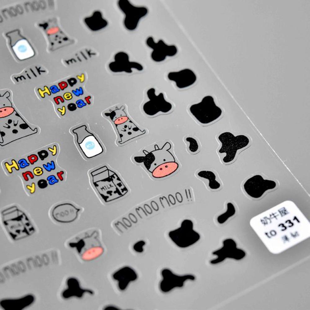 OCEANMAP Miếng Dán Trang Trí Móng Tay 3D DIY Hình Bướm Xinh Xắn