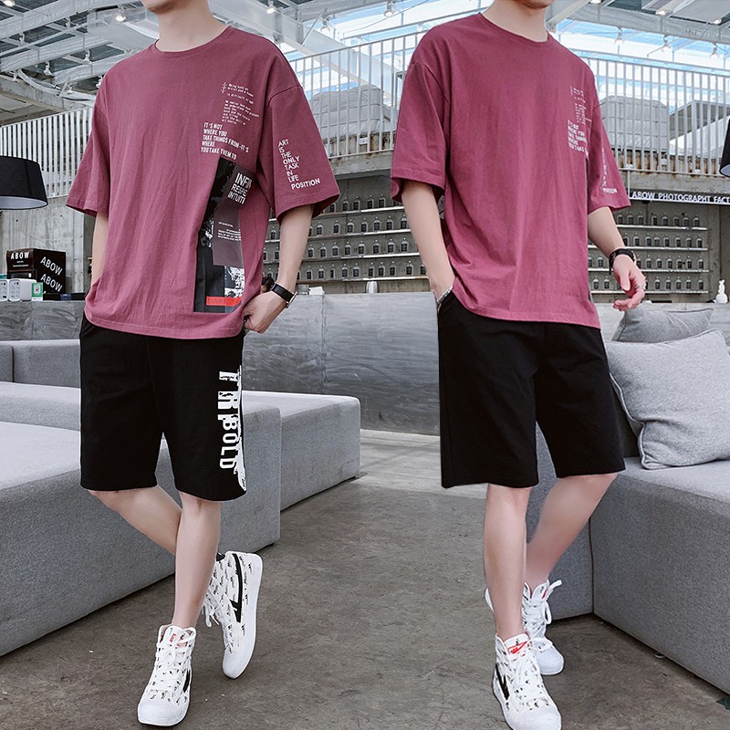 Bộ Quần Áo Thun Nam Thể Thao Ngắn Tay Kết Hợp Quần Short TRIBOLD SET NAM 90000105 | BigBuy360 - bigbuy360.vn