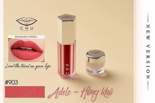 Son Nhung 3 In 1 Chulipstic [Chucosmetic] – Bảng màu cực chất và đẹp